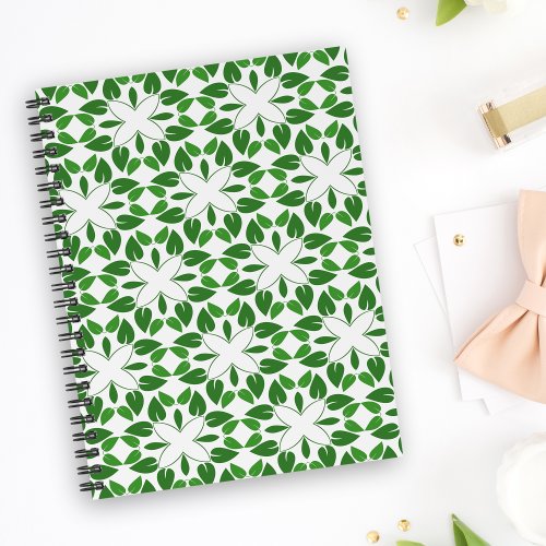 Leaf Pattern Pattern Of Leaves Green Leaves Notebook