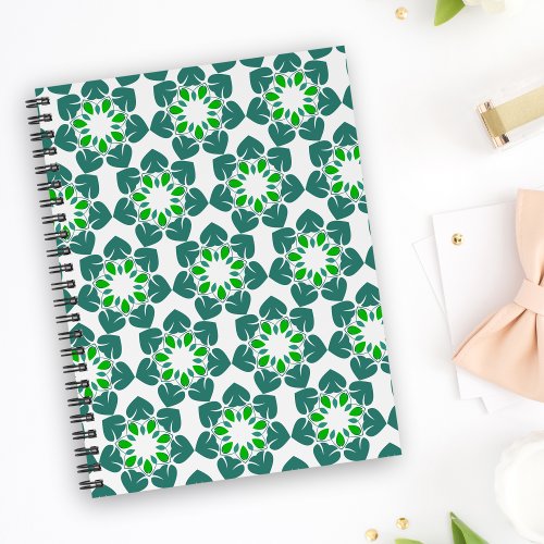 Leaf Pattern Pattern Of Leaves Green Leaves Notebook