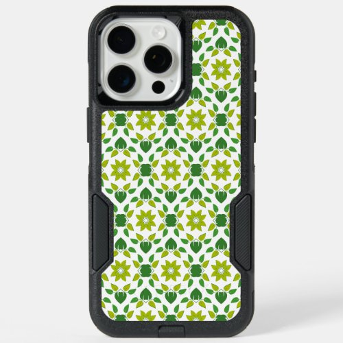 Leaf Pattern Pattern Of Leaves Green Leaves iPhone 15 Pro Max Case
