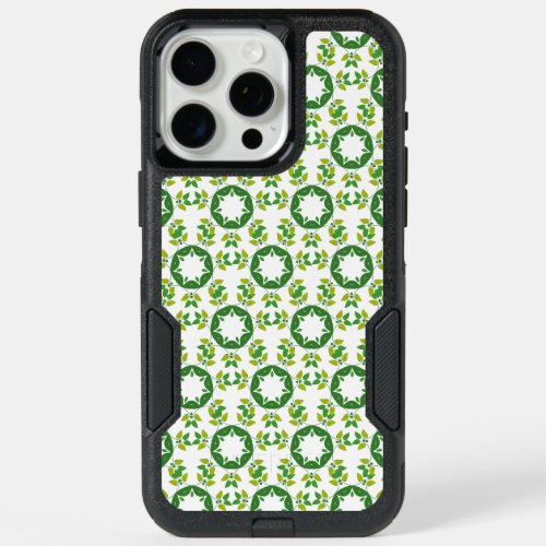 Leaf Pattern Pattern Of Leaves Green Leaves iPhone 15 Pro Max Case