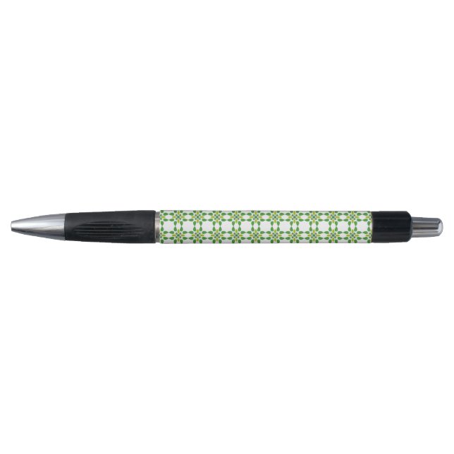 Leaf Pattern, Pattern Of Leaves, Green Leaves Pen (Front)