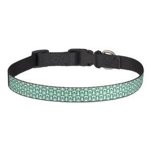 Leaf Pattern, Pattern Of Leaves, Green Leaves Pet Collar