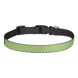 Leaf Pattern, Pattern Of Leaves, Green Leaves Pet Collar