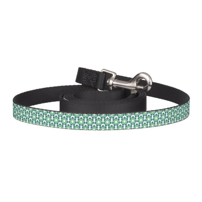 Leaf Pattern, Pattern Of Leaves, Green Leaves Pet Leash (Hook)