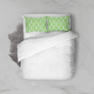 Leaf Pattern, Pattern Of Leaves, Green Leaves Pillow Case
