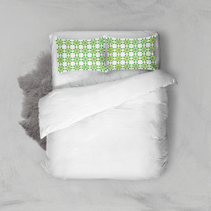 Leaf Pattern, Pattern Of Leaves, Green Leaves Pillow Case