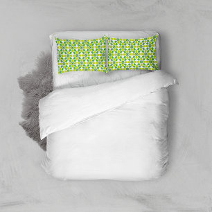 Leaf Pattern, Pattern Of Leaves, Green Leaves Pillow Case