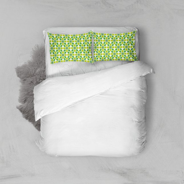 Leaf Pattern, Pattern Of Leaves, Green Leaves Pillow Case (Creator Uploaded)