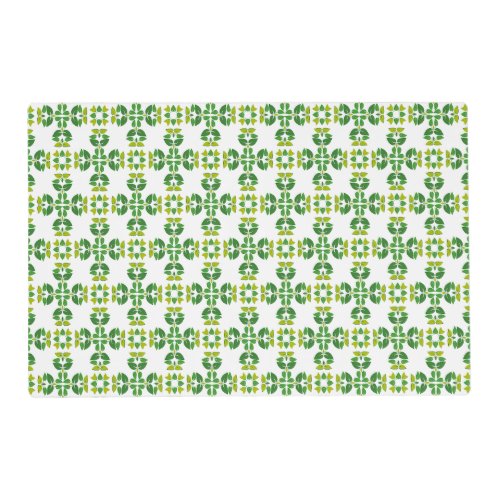 Leaf Pattern Pattern Of Leaves Green Leaves Placemat