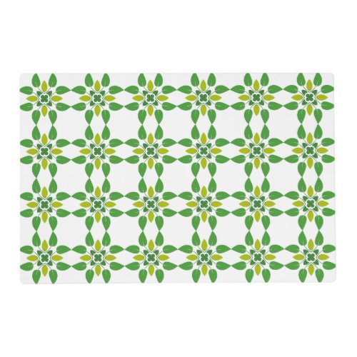 Leaf Pattern Pattern Of Leaves Green Leaves Placemat