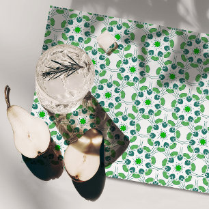 Leaf Pattern, Pattern Of Leaves, Green Leaves Placemat