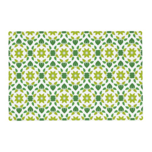 Leaf Pattern Pattern Of Leaves Green Leaves Placemat