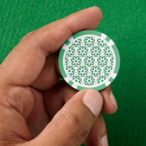 Leaf Pattern Pattern Of Leaves Green Leaves Poker Chips