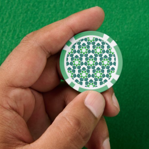 Leaf Pattern Pattern Of Leaves Green Leaves Poker Chips