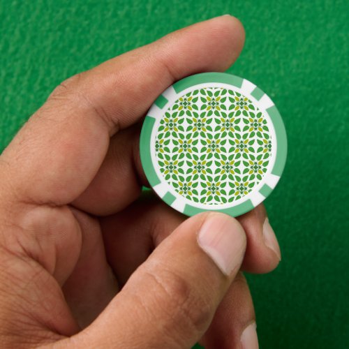 Leaf Pattern Pattern Of Leaves Green Leaves Poker Chips