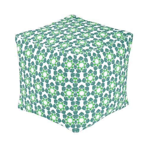 Leaf Pattern Pattern Of Leaves Green Leaves Pouf