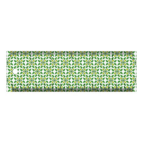 Leaf Pattern Pattern Of Leaves Green Leaves Ruler