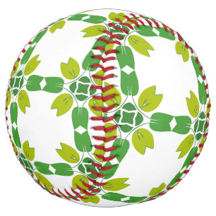 Leaf Pattern, Pattern Of Leaves, Green Leaves Softball