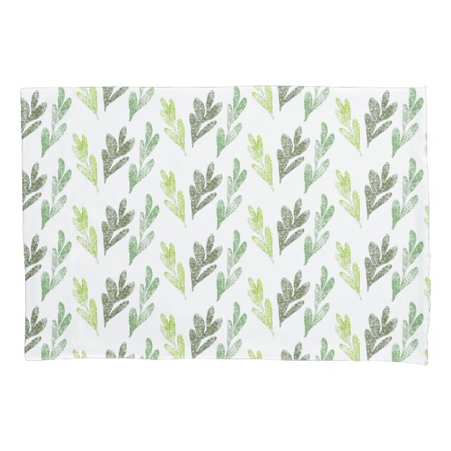 Leaf Pattern Pillowcase (Front)