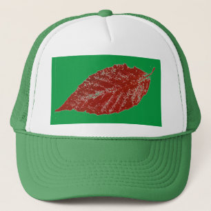 Leaf Print Hat