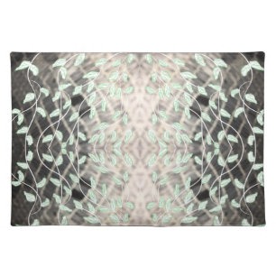 Leaf Print Place-mat Cloth Placemat