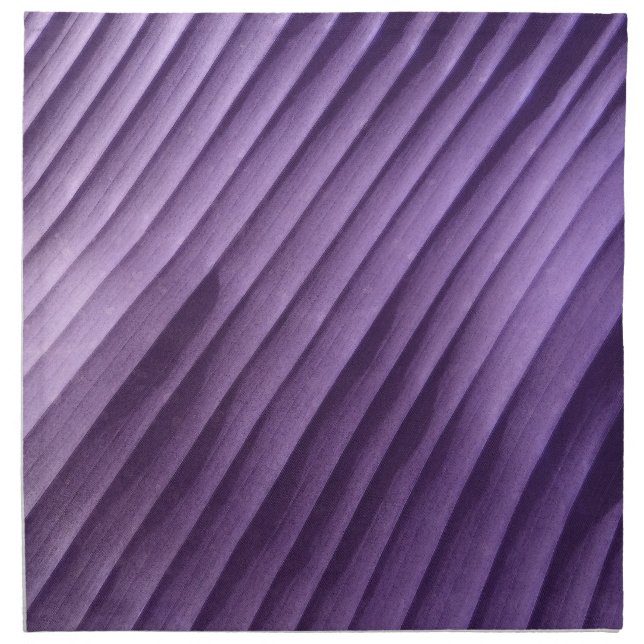 Leaf Purple Diagonal Cloth Napkin (Front)