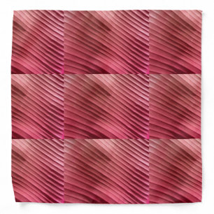 Leaf Red Diagonal Bandana