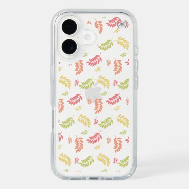 Leaf Seamless Pattern – Botanical Design Speck iPhone Case (Front)