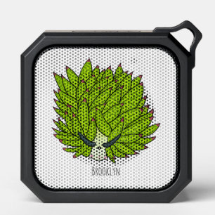 Leaf slug cartoon illustration bluetooth speaker