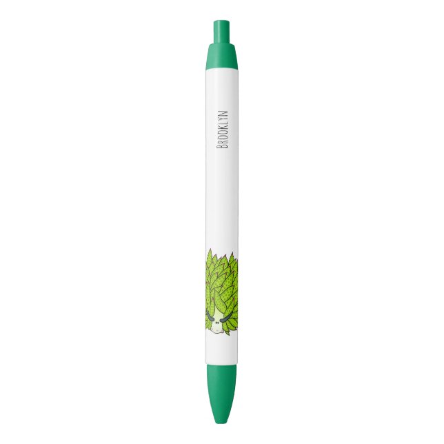 Leaf slug cartoon illustration  pen (Front Vertical)