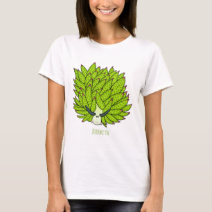 Leaf slug cartoon illustration T-Shirt