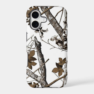 Leaf Snow Camo iPhone 17 Case