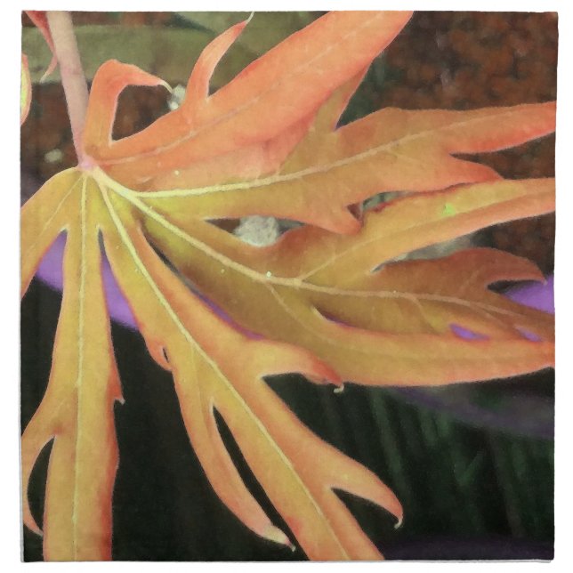 Leaf Study 2 Cloth Napkin (Front)