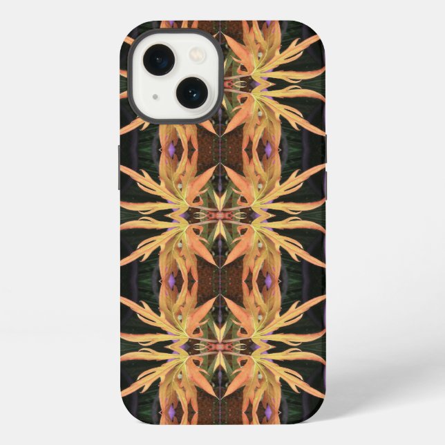 Leaf Study Pattern Iphone Case (Back)