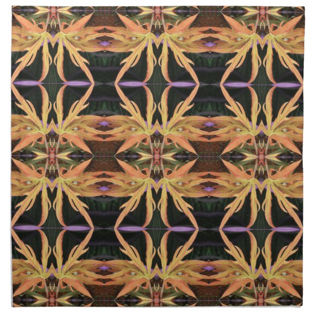 Leaf Study Pattern Napkin (Front)