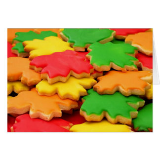 Leaf Sugar Cookies Cards
