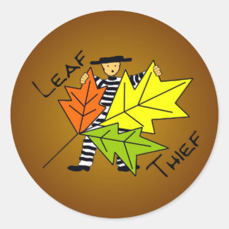 Leaf Thief Stickers for Composters
