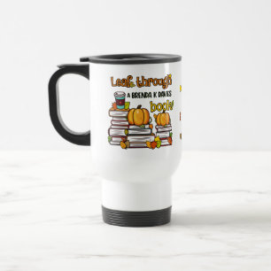Leaf Through A Brenda K Davies Book Travel Mug