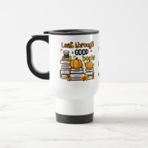 Leaf Through A Good Book Travel Mug