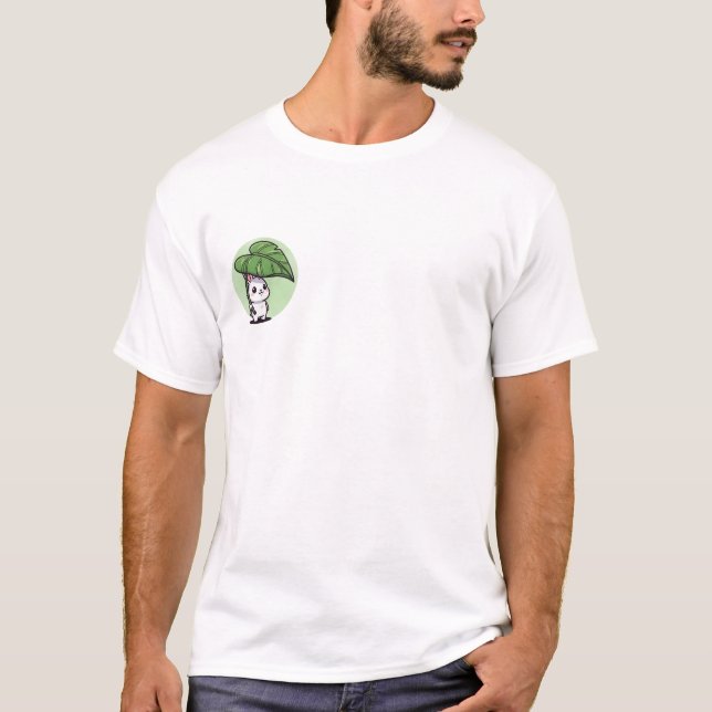Leaf Umbrella Bunny T-Shirt (Front)
