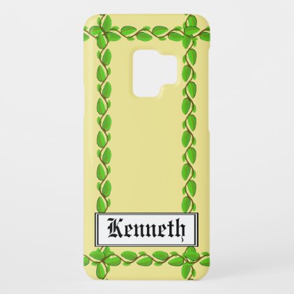 Leaf Vine Border by Kenneth Yoncich Case-Mate Samsung Galaxy S9 Case