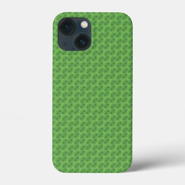 Leaf with water drops pattern Case-Mate iPhone case (Back)