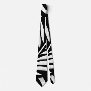 Leaf Zebra Stripes style  Neck Tie