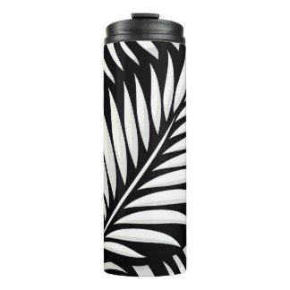 Leaf Zebra Stripes style  Thermal Tumbler