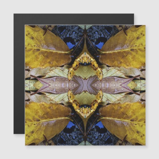 Leafish. Original art made from a photo of leaves (Front/Back)