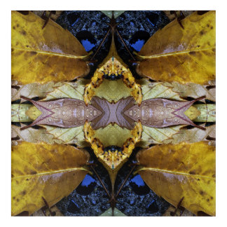 Leafish. Original art made from a photo of leaves