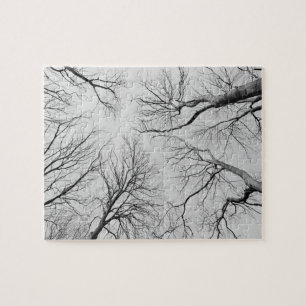 Leafless Trees in Thiepval Wood Jigsaw Puzzle