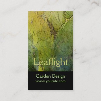 Leaflight Garden Design Business Card by profilesincolor at Zazzle