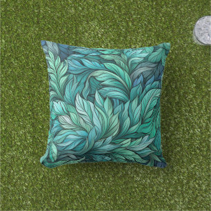 Leafs Pattern Outdoor Pillow