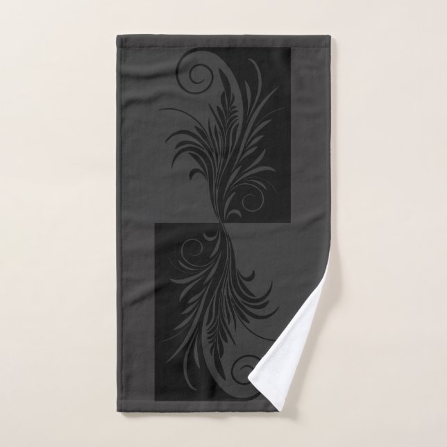 Leafy 6 hand towel  (Hand Towel)